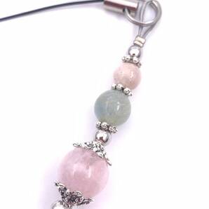 天然石ベリルのストラップ-1-