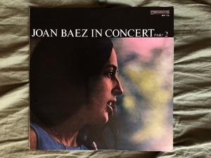 美盤 ジョーン・バエズ Joan Baez 1964年 LPレコード コンサート 第2集 In Concert Part 2 1964日本初回盤が奇跡のコンディション