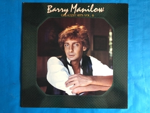 美盤 バリー・バニロウ Barry Manilow 1983年 LPレコード Greatest Hits Vol. II 米国オリジナルリリース盤 AOR David Foster