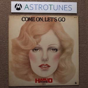 美盤 レア物 近田春夫＆ハルヲフォン Haruo Chikada 1976年 LPレコード Come On Let's Go プロモ盤 名盤 国内盤 高木英一