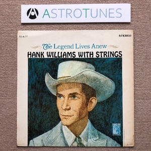 良盤 ハンク・ウィリアムズ Hank Williams 1966年 ビンテージLPレコード The Legend Lives Anew 名盤 米国盤 Country