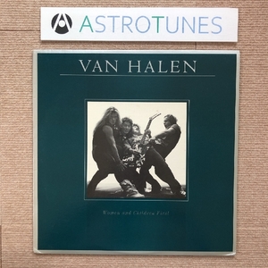 美盤 米国オリジナルリリース盤 ヴァン・ヘイレン Van Halen 1980年 LPレコード 暗黒の掟 Women And Children First 大型ポスター付