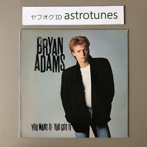 ブライアン・アダムズ Bryan Adams 1981年 LPレコード You Want It, You Got It You Want It, 米国オリジナル盤 Rock