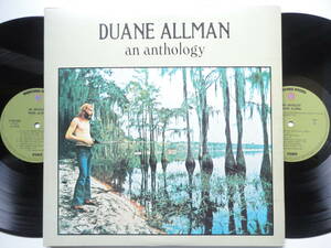 ●LP デュアン・オールマン / アンソロジー DUANE ALLMAN an anthology 国内初回盤 P-5079～80W 20P BOOKLET付●3点落札ゆうパック送料無料