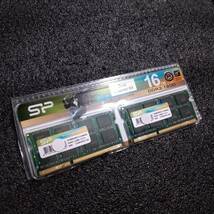 【中古】DDR3 SO-DIMM 16GB(8GB2枚組) シリコンパワー SP008GBSTU160N02 [DDR3-1600 PC3-12800 1.5V]_画像1