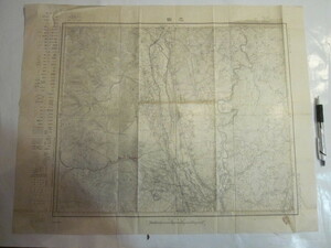 古地図　池田　5万分の1地形図◆大正8年◆　長野県