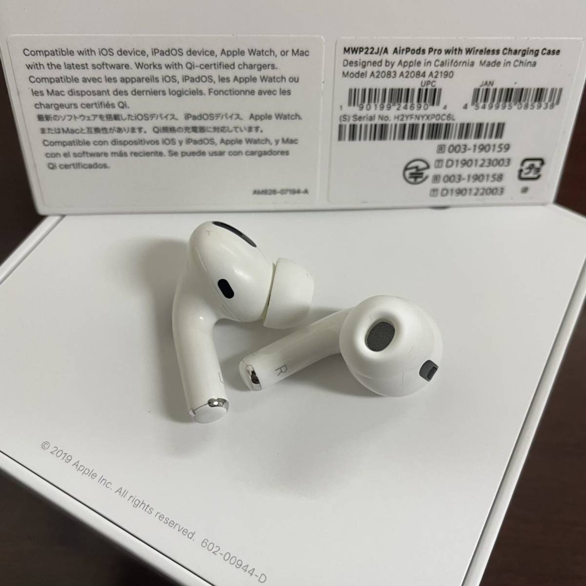 MWP22J A AirPods イヤホン のみ Pro 両耳