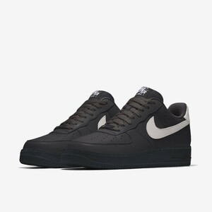 NIKE AIR FORCE 1 LOW ナイキ エア フォース 1 LOW By You　サイズ7.5　25.5cm　ブラック　未使用新品