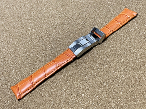  ковер ширина :20mm кожаный ремень orange кожа частота [ Rolex ROLEX соответствует Submarine GMT тормозные колодки Yacht Master Daytona и т.д. ]