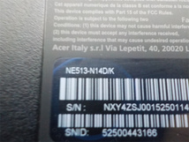 カメラ内蔵/中古/15.6型/ノートPC/Windows10/新品SSD120GB/4GB/Celeron N3050/GateWay　NE513-N14D/K MS　office2019搭載_画像7