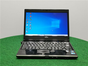 中古/13型/ノートPC/Win10/SSD128/4GB/I3 M350/FMV　SH560/3A 　MS office2019搭載　動作良品