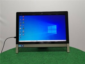 WEBカメラ/中古/WIN10/爆速新品SSD/20型ワイド一体型/FMV　富士通　FH56/ED 　地デジ／テレビ　office2019搭載　送料無料