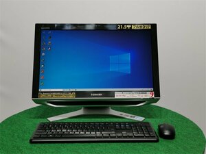 WEBカメラ/中古/WIN10/爆速新品新品SSD/dynabook フルHD21型/2世代i5/TOSHIBA　D711/T7CB一体型　office2019搭載　送料無料