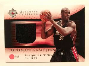 最高級版/99 Jersey 05 Upper Deck Ultimate Shaquille O’Neal Shaq シャキール・オニール NBA ユニフォーム Panini Lakers レイカーズ