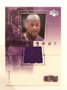 紫 Lakers Jersey 2000 Upper Deck Slam Shaquille O’Neal Shaq シャキール・オニール シャック NBA Panini 実使用 ユニフォーム バスケ