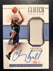 最高級直書/99 国宝 18 Panini Finals MVP Allstar Auto Jersey Chauncey Billups チャウンシー・ビラップス 直筆 サイン NBA ピストンズ