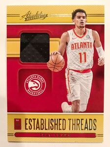 SSSP Jersey 2色 20 Panini Absolute Trae Young トレイ・ヤング NBA 実使用 Hawks ホークス ユニフォーム バスケ