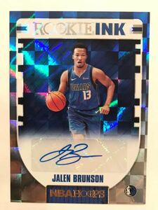 Check board RC Auto 18 Panini Jalen Brunson ジャレン・ブランソン 直筆 ルーキー サイン ユニフォーム NBA FIBA ワールドカップ バスケ