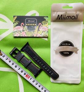 アップルウォッチ　miimal レザーベルト　新品　38mm 送料込