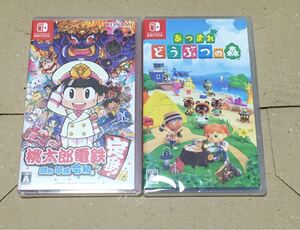 Switch 桃太郎電鉄 & どうぶつの森 新品未開封 シュリンク付き