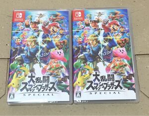Nintendo Switch 大乱闘スマッシュブラザーズ 新品未開封シュリンク付き 2枚
