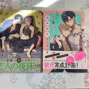 BLコミック ためこう ララの結婚 4巻 内海ロング 右手に見えますのが、折れの彼氏でございます