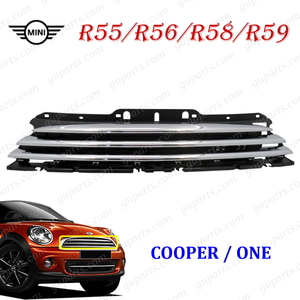 BMW MINI R55 R56 R58 R59 クーパー / ワン フロント グリル 2010～2015 クローム メッキ ZF16 SR16 ZN16 SX16 SY16 ラジエーター ミニ