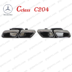 ベンツ C C204 クーペ C63 AMG 204377 ブラックシリーズ リア マフラー カッター エンド クローム 左 右 A2314900127 A2314900227