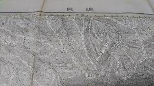 古地図 　追貝　群馬県　地図　資料　46×57cm　　大正元年測量　　昭和21年印刷　発行　A　