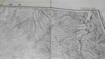 古地図 　糸澤　福島県　栃木県　地図　資料　46×57cm　　大正元年測量　　昭和22年印刷　発行　A　_画像6