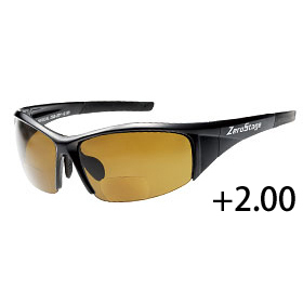 冒険王 ゼロステージ バイフォーカル ZSB-201B +2.00 老眼鏡入タイプ ケース&メガネ拭き付
