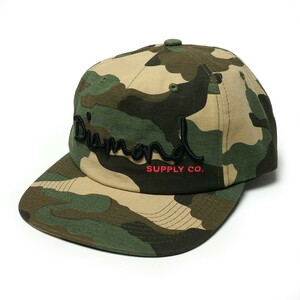 新品 DIAMOND SUPPLY CO ロゴ キャップ 迷彩 CAMO ダイアモンド カモ HUF 堀米雄斗