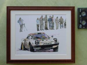 #BOW illustration picture # Lancia Stratos # Rally scenery amount 165#