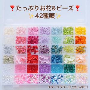 豪華　ハーバリウムボールペン　レジン　花材セット　東京堂　42種類　気まぐれ素材