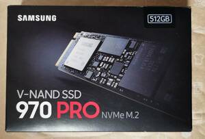 中古 送料無料 Samsung 970 PRO MLC 512GB M.2 2280 NVMe SSD 外箱有