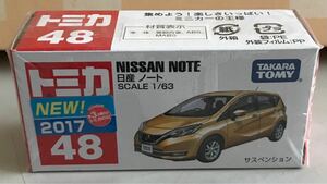 トミカ 48 日産 ノート 未開封品　　　　　　　　　新車シール