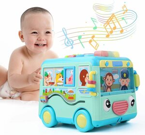 Nueplay 赤ちゃんおもちゃ 多機能 音楽おもちゃ 音と光と 手遊びいっぱい 知育玩具 子供向け ベビーおもちゃ 男の子 女の子 