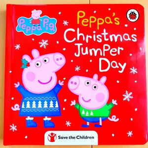 【新品】ペッパピッグ 英語絵本 “ペッパのクリスマスジャンパーデー”