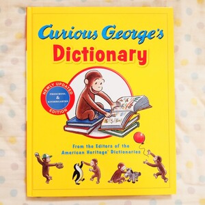【新品】おさるのジョージ 英語絵本 ファーストディクショナリ