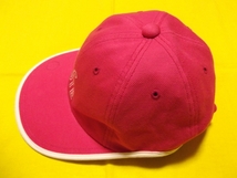 ●ラコステ キャップ 帽子 ピンク フリー CAP サイズ調整 ゴルフ マーカー付き_画像3