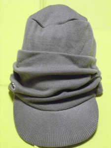 ●ラコステ ニット ジープ帽 キャスケット 帽子 ベージュ フリー 日本製 ジープ キャップ