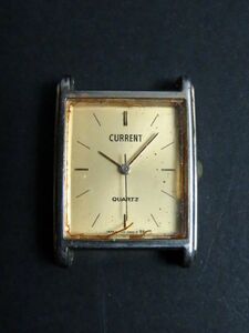 セイコー SEIKO カレント CURRENT クォーツ 3針 V515-5250 男性用 メンズ 腕時計 R108 稼働品