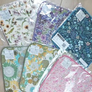 新品未使用 リバティ② 【LIBERTY ART FABRICS】ミニタオルハンカチ 6枚セット ハンドタオル ファブリック