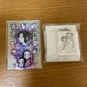 鬼滅の刃 吾峠呼世晴 原画展アクリルパズルコレクション 第2弾胡蝶しのぶセット1点クリアベースキーホルダー胡蝶姉妹1点