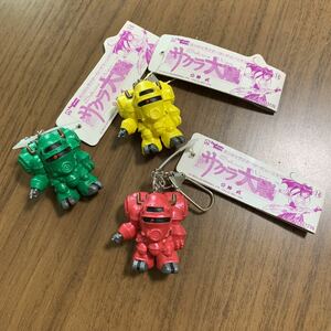  Sakura Taisen Mini character key chain god .tsukda hobby Sega *en tarp laizes Mini Cara key holder tag attaching retro 