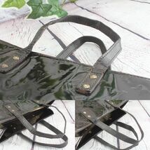 ★ツルピカ★LOUIS VUITTON ルイヴィトン リードMM トートバッグ モノグラム ヴェルニ ハンドバッグ ブラック 黒 429_画像7