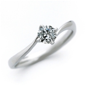 婚約指輪 安い プラチナ ダイヤモンド リング 0.1カラット 鑑定書付 0.190ct Hカラー SI1クラス VGカット CGL