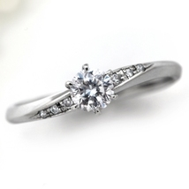 婚約指輪 安い プラチナ ダイヤモンド リング 1.0カラット 鑑定書付 1.011ct Eカラー VS2クラス VGカット CGL_画像1