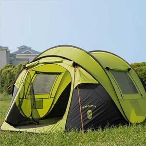 ポップアップテント ワンタッチ 4人用 設営簡単 PU2000-3000mm防水