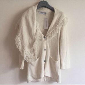 オープニングセレモニー ニットカーディガン フリンジ